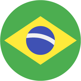 Brazil Flag- Green background with yellow diamond, blue circle and white stripe