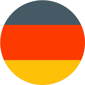 Germany Flag- Horizontal stripes starting from black, red then yellow